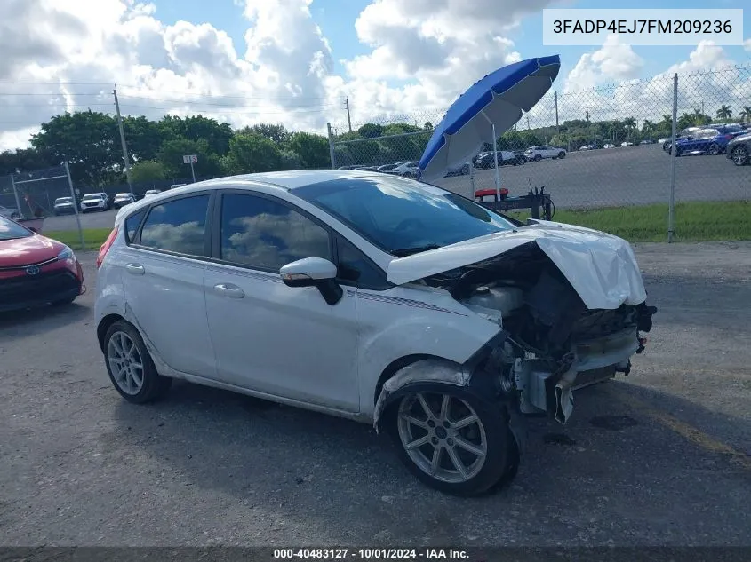 2015 Ford Fiesta Se VIN: 3FADP4EJ7FM209236 Lot: 40483127