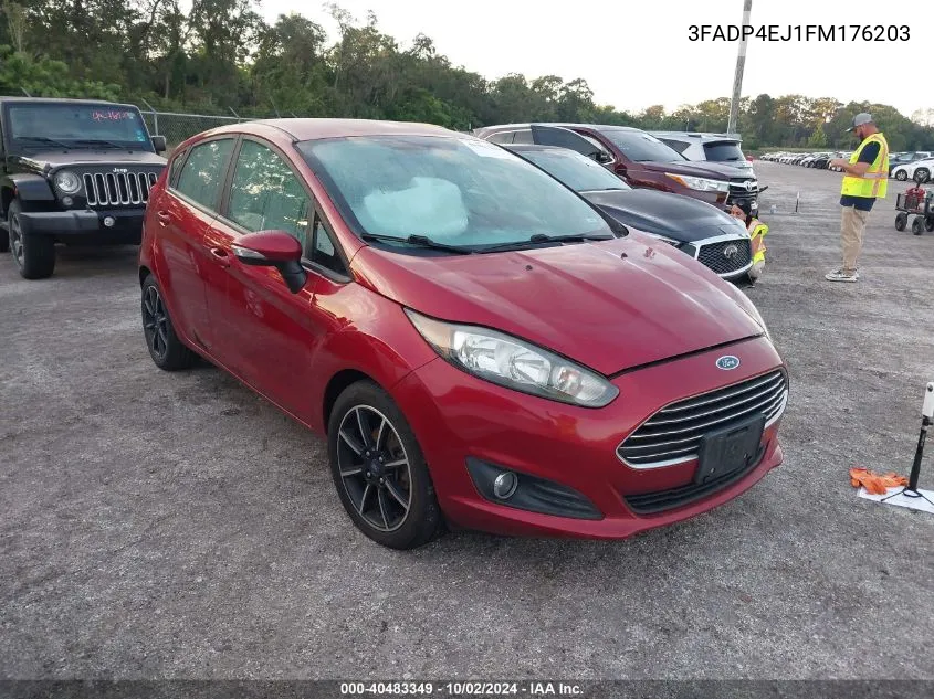 2015 Ford Fiesta Se VIN: 3FADP4EJ1FM176203 Lot: 40483349