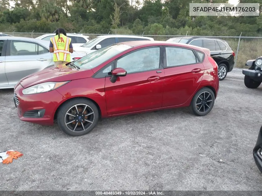 2015 Ford Fiesta Se VIN: 3FADP4EJ1FM176203 Lot: 40483349