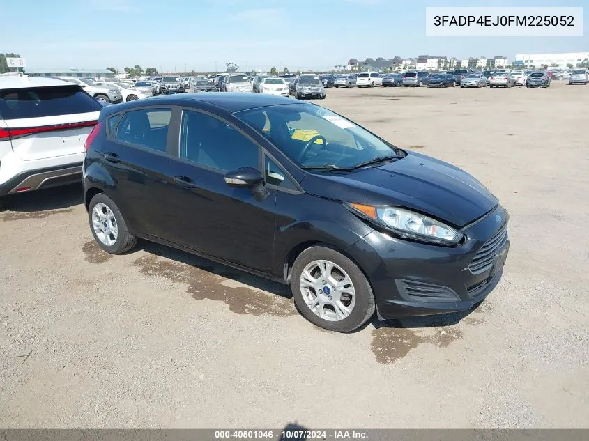 2015 Ford Fiesta Se VIN: 3FADP4EJ0FM225052 Lot: 40501046