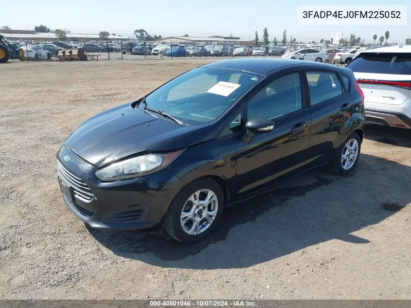 2015 Ford Fiesta Se VIN: 3FADP4EJ0FM225052 Lot: 40501046