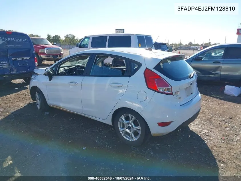 2015 Ford Fiesta Se VIN: 3FADP4EJ2FM128810 Lot: 40532546