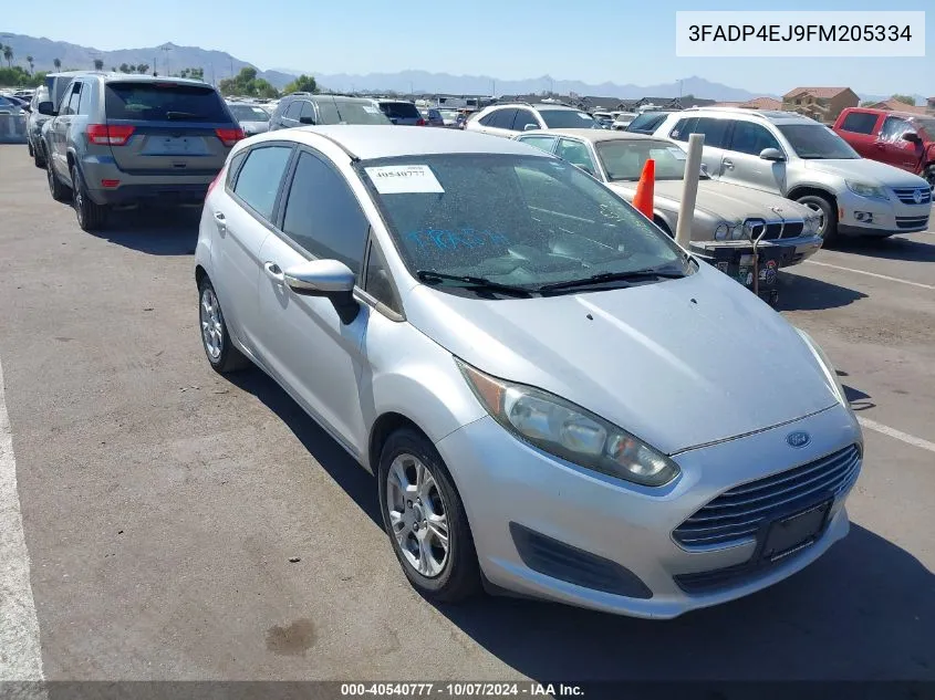 2015 Ford Fiesta Se VIN: 3FADP4EJ9FM205334 Lot: 40540777