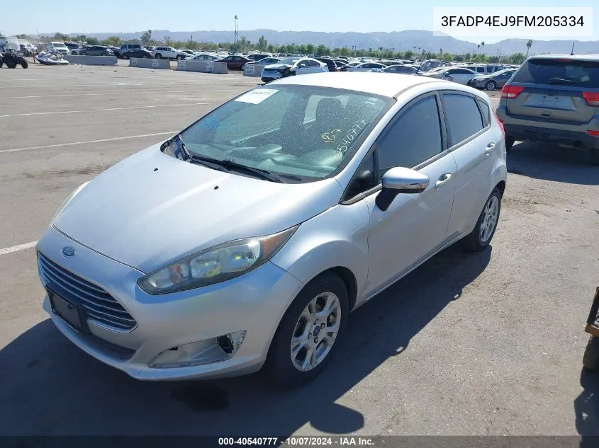 2015 Ford Fiesta Se VIN: 3FADP4EJ9FM205334 Lot: 40540777