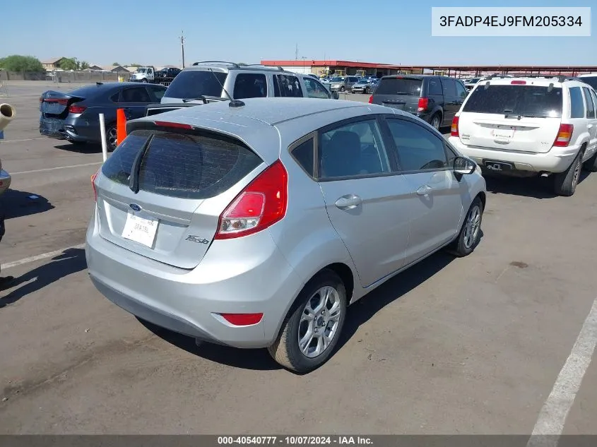 2015 Ford Fiesta Se VIN: 3FADP4EJ9FM205334 Lot: 40540777