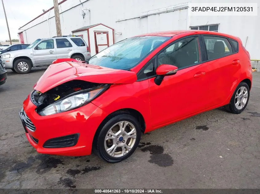 2015 Ford Fiesta Se VIN: 3FADP4EJ2FM120531 Lot: 40541263