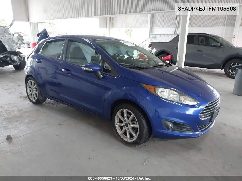 2015 Ford Fiesta Se VIN: 3FADP4EJ1FM105308 Lot: 40556629