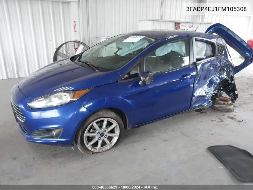 2015 Ford Fiesta Se VIN: 3FADP4EJ1FM105308 Lot: 40556629