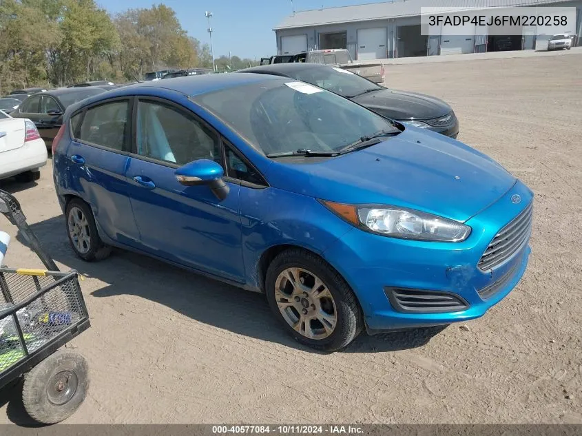 3FADP4EJ6FM220258 2015 Ford Fiesta Se