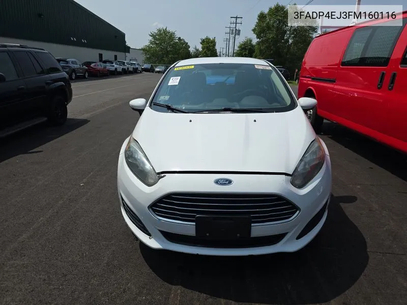 2015 Ford Fiesta Se VIN: 3FADP4EJ3FM160116 Lot: 40578244