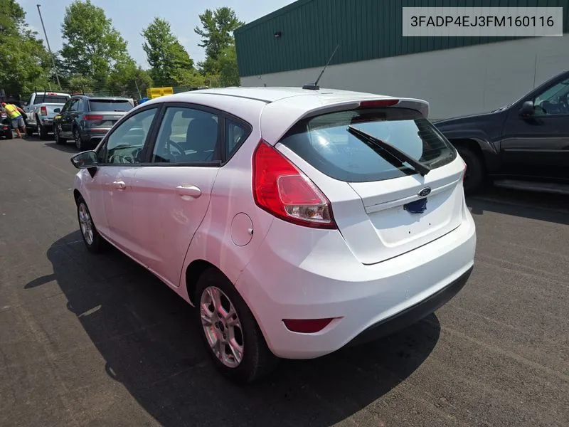 2015 Ford Fiesta Se VIN: 3FADP4EJ3FM160116 Lot: 40578244