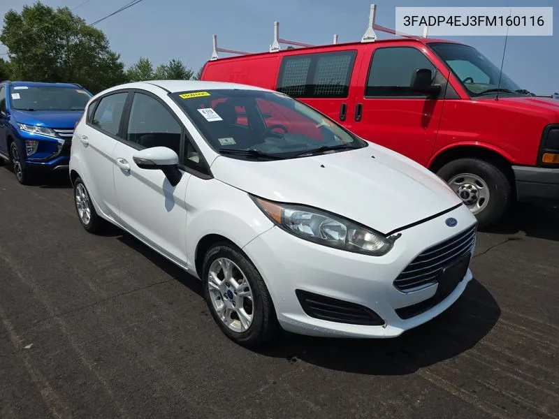 2015 Ford Fiesta Se VIN: 3FADP4EJ3FM160116 Lot: 40578244