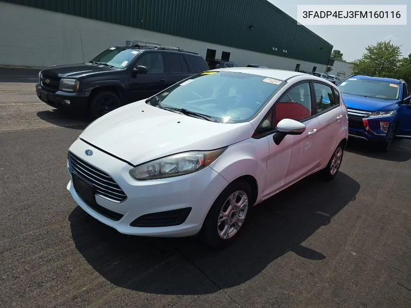 2015 Ford Fiesta Se VIN: 3FADP4EJ3FM160116 Lot: 40578244