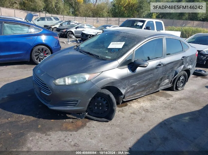 2015 Ford Fiesta Se VIN: 3FADP4BE5FM146242 Lot: 40588084