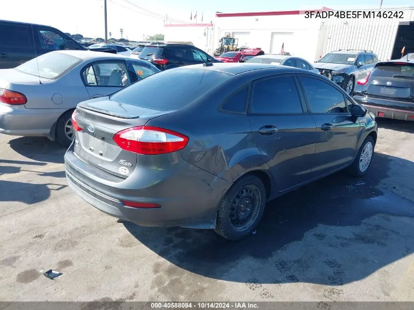 2015 Ford Fiesta Se VIN: 3FADP4BE5FM146242 Lot: 40588084