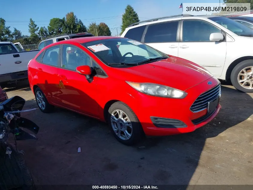 2015 Ford Fiesta Se VIN: 3FADP4BJ6FM219809 Lot: 40593450