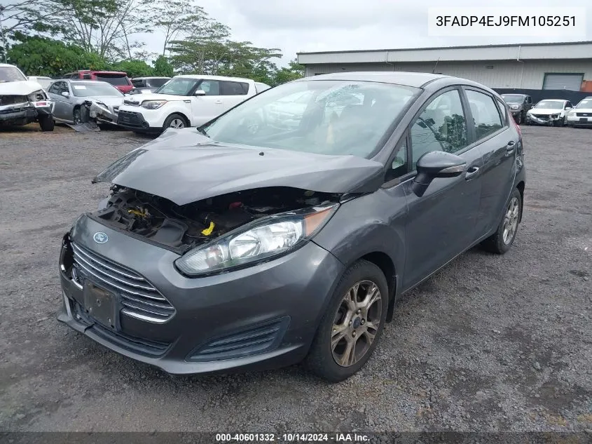 2015 Ford Fiesta Se VIN: 3FADP4EJ9FM105251 Lot: 40601332