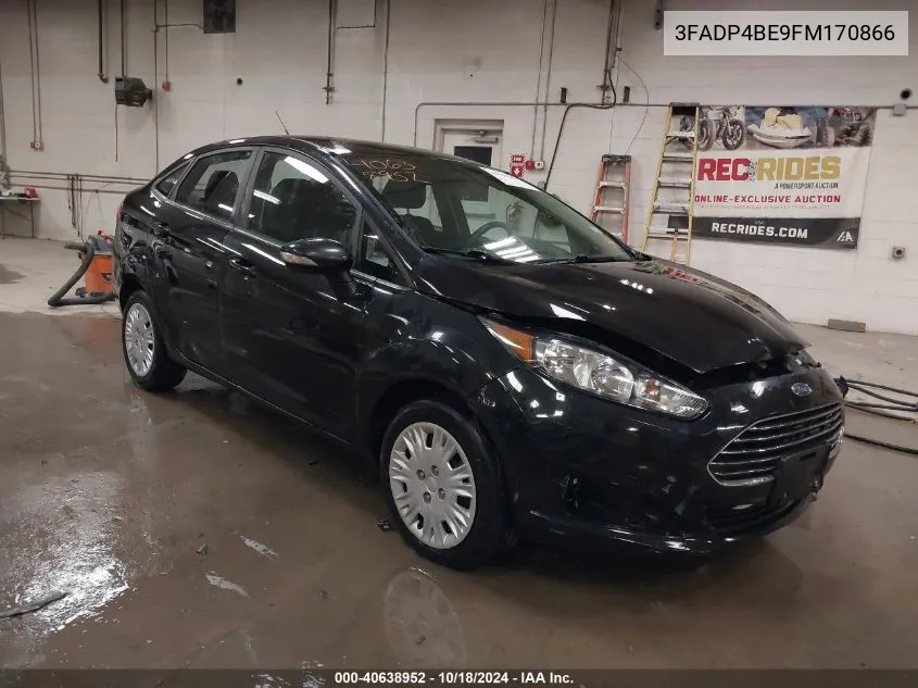 2015 Ford Fiesta Se VIN: 3FADP4BE9FM170866 Lot: 40638952