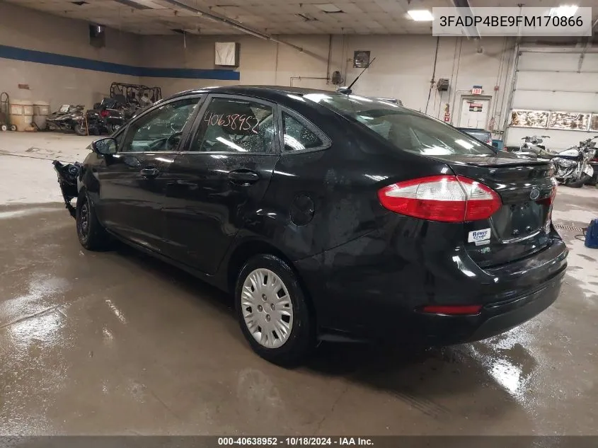 2015 Ford Fiesta Se VIN: 3FADP4BE9FM170866 Lot: 40638952