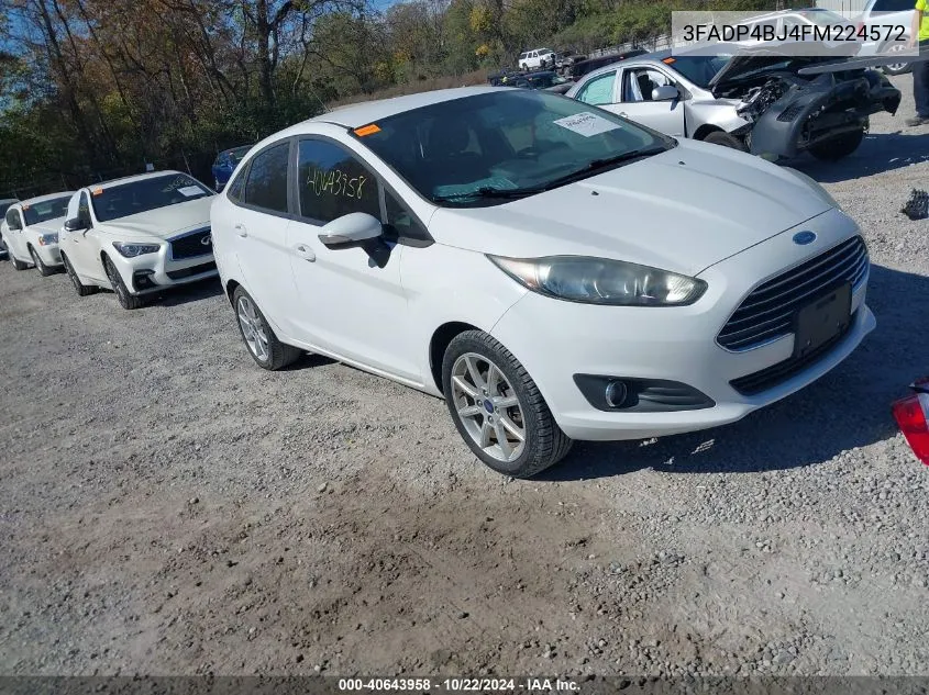 2015 Ford Fiesta Se VIN: 3FADP4BJ4FM224572 Lot: 40643958