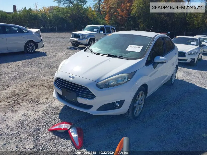 2015 Ford Fiesta Se VIN: 3FADP4BJ4FM224572 Lot: 40643958