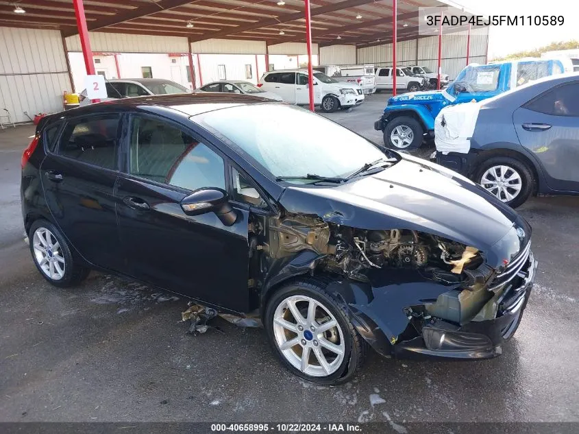 2015 Ford Fiesta Se VIN: 3FADP4EJ5FM110589 Lot: 40658995