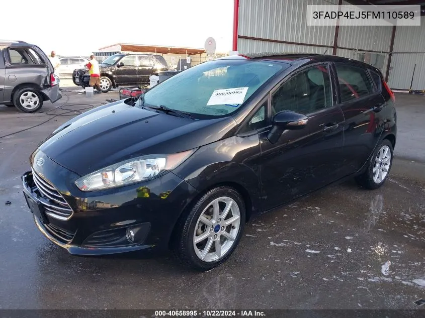 2015 Ford Fiesta Se VIN: 3FADP4EJ5FM110589 Lot: 40658995