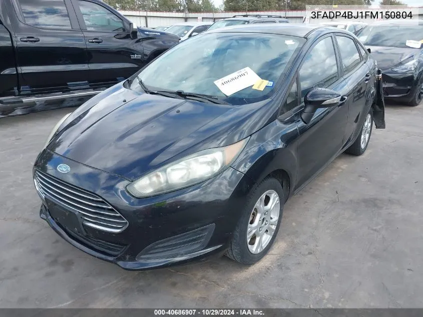 2015 Ford Fiesta Se VIN: 3FADP4BJ1FM150804 Lot: 40686907