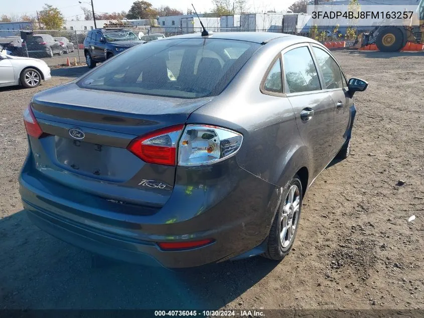 2015 Ford Fiesta Se VIN: 3FADP4BJ8FM163257 Lot: 40736045