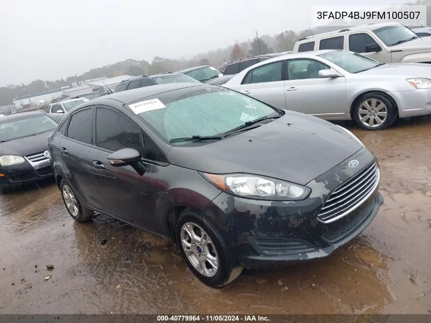 2015 Ford Fiesta Se VIN: 3FADP4BJ9FM100507 Lot: 40779964