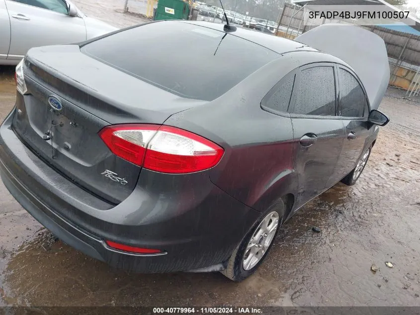 2015 Ford Fiesta Se VIN: 3FADP4BJ9FM100507 Lot: 40779964