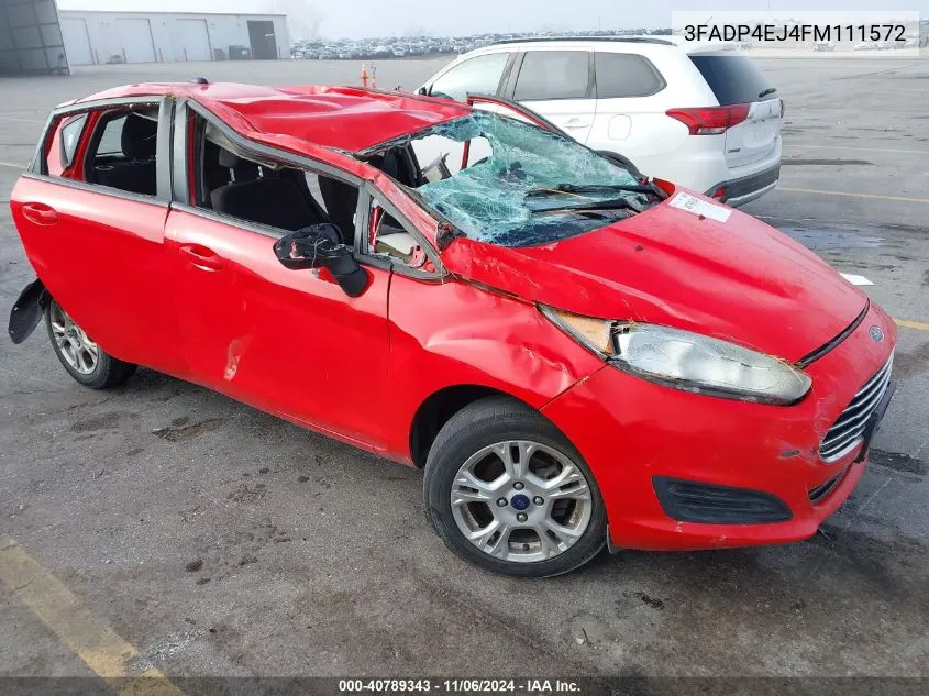 3FADP4EJ4FM111572 2015 Ford Fiesta Se