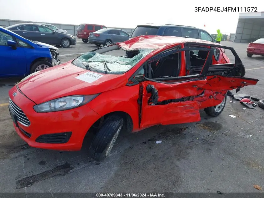 3FADP4EJ4FM111572 2015 Ford Fiesta Se