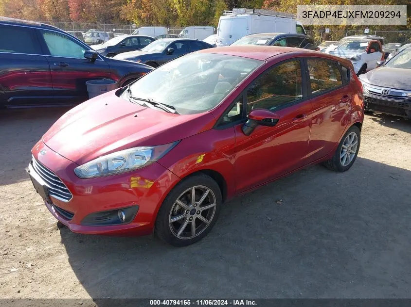 2015 Ford Fiesta Se VIN: 3FADP4EJXFM209294 Lot: 40794165