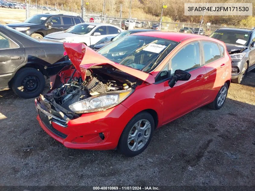 2015 Ford Fiesta Se VIN: 3FADP4EJ2FM171530 Lot: 40810969