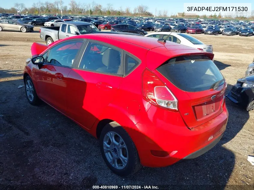 2015 Ford Fiesta Se VIN: 3FADP4EJ2FM171530 Lot: 40810969