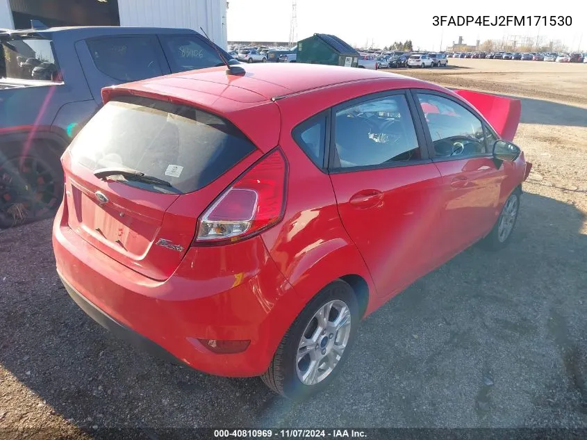 2015 Ford Fiesta Se VIN: 3FADP4EJ2FM171530 Lot: 40810969