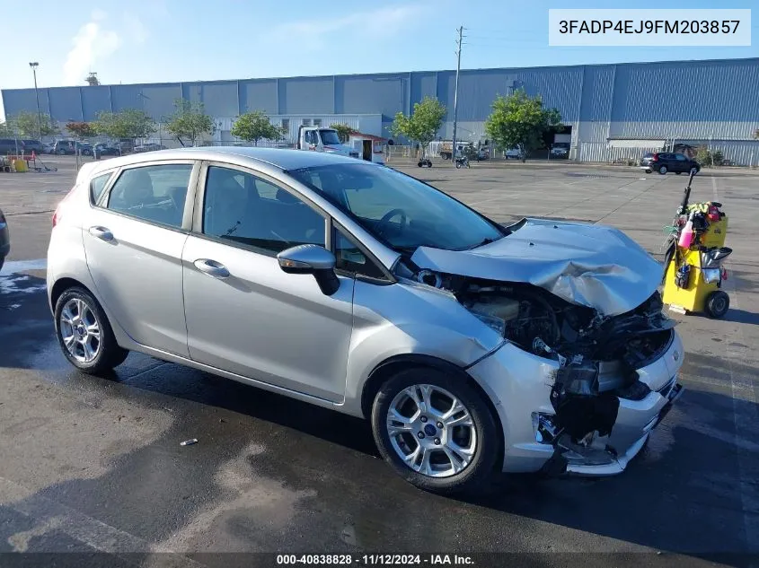 2015 Ford Fiesta Se VIN: 3FADP4EJ9FM203857 Lot: 40838828