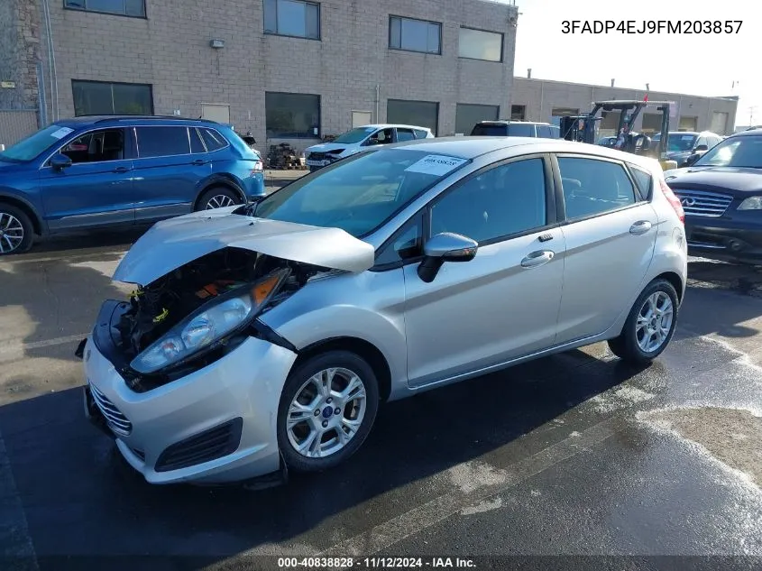 2015 Ford Fiesta Se VIN: 3FADP4EJ9FM203857 Lot: 40838828