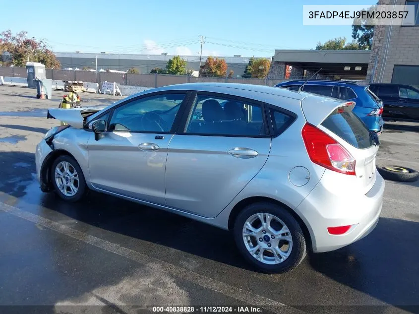 2015 Ford Fiesta Se VIN: 3FADP4EJ9FM203857 Lot: 40838828