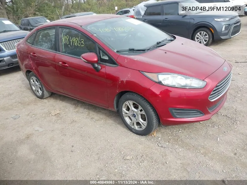 2015 Ford Fiesta Se VIN: 3FADP4BJ9FM120904 Lot: 40849863