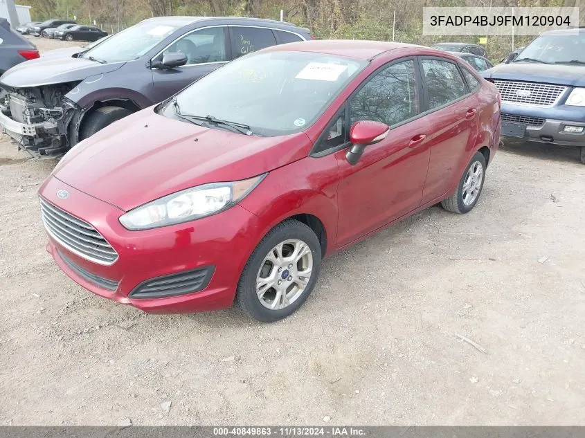 2015 Ford Fiesta Se VIN: 3FADP4BJ9FM120904 Lot: 40849863