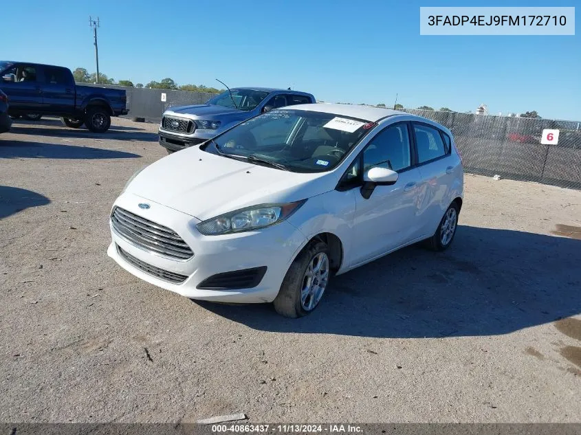 2015 Ford Fiesta Se VIN: 3FADP4EJ9FM172710 Lot: 40863437