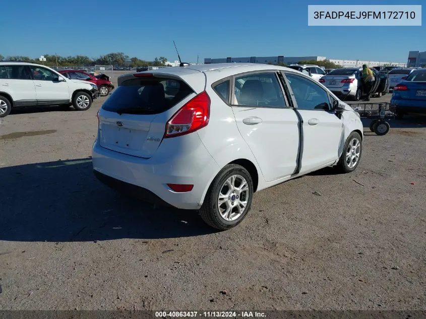 2015 Ford Fiesta Se VIN: 3FADP4EJ9FM172710 Lot: 40863437