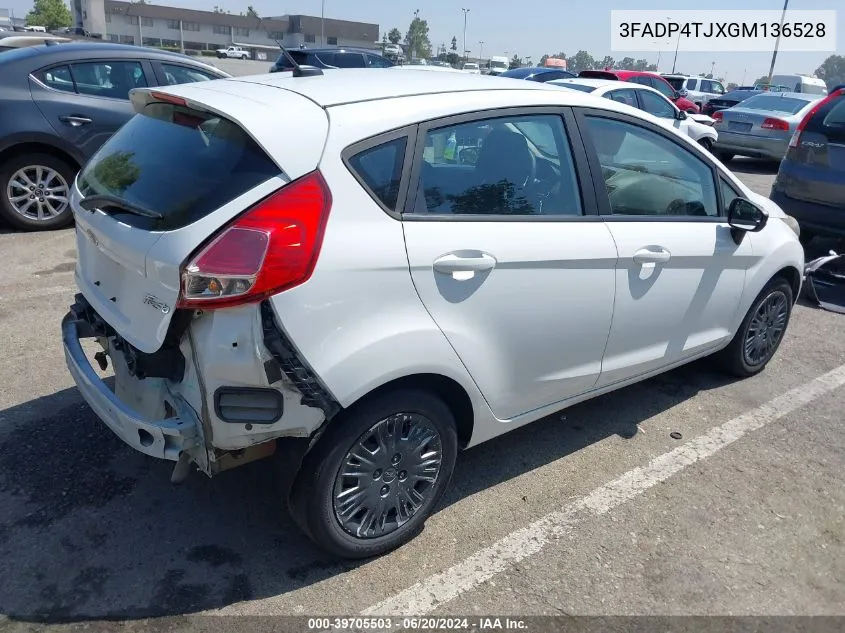 2016 Ford Fiesta S VIN: 3FADP4TJXGM136528 Lot: 39705503