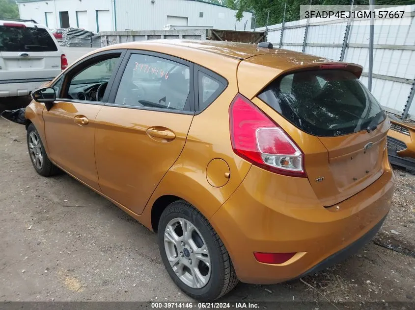 3FADP4EJ1GM157667 2016 Ford Fiesta Se