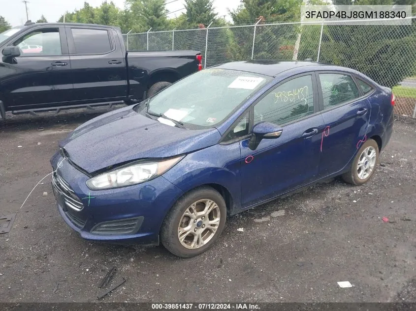 3FADP4BJ8GM188340 2016 Ford Fiesta Se