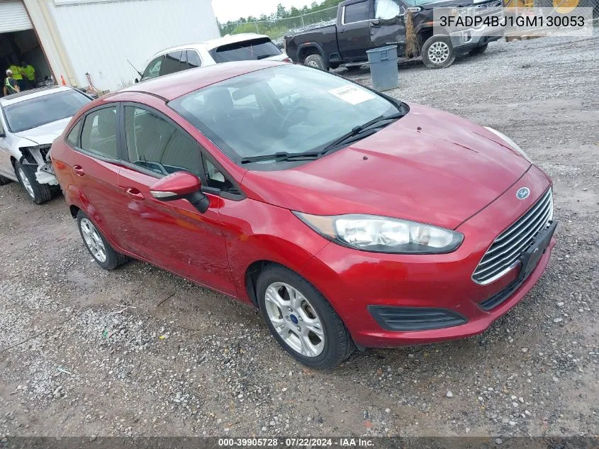 2016 Ford Fiesta Se VIN: 3FADP4BJ1GM130053 Lot: 39905728