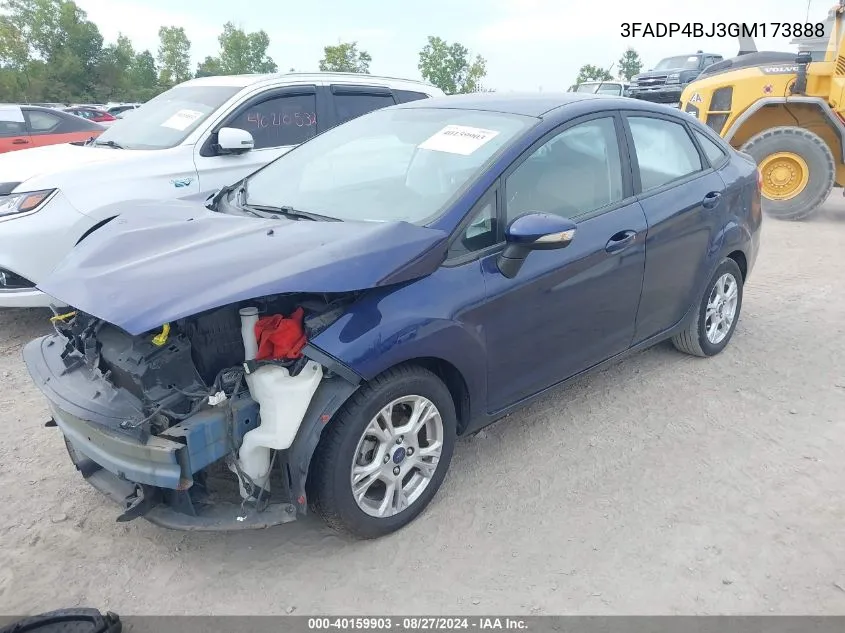 3FADP4BJ3GM173888 2016 Ford Fiesta Se