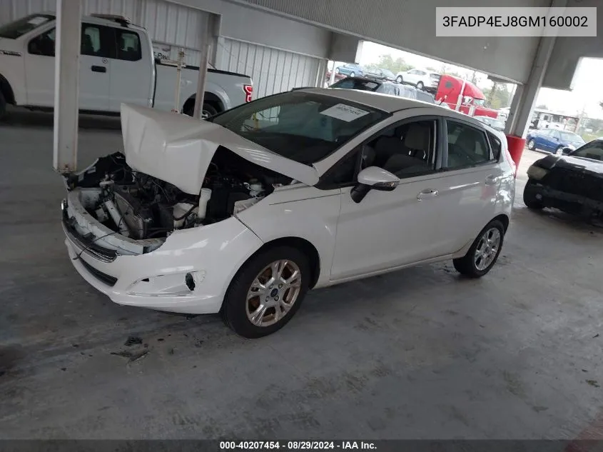 3FADP4EJ8GM160002 2016 Ford Fiesta Se